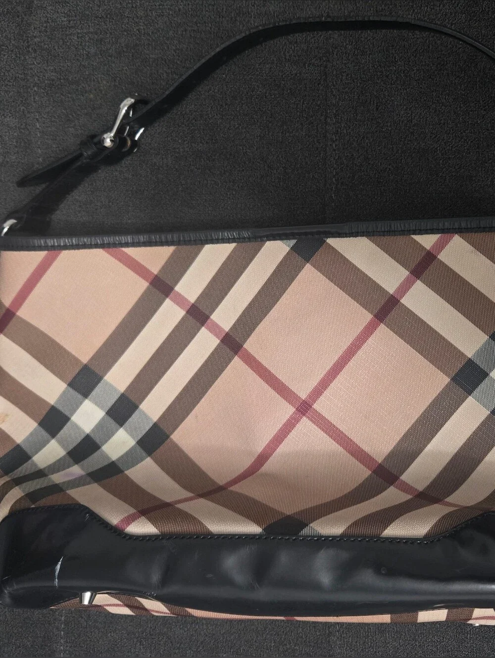 Burberry Shoulder Bag in Beige, Black, Brown